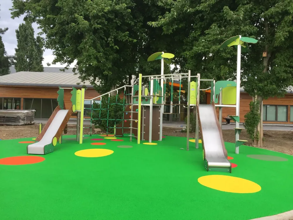 sol amortissant vert